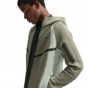 Nike Tech Felpa Con Cerniera Fleece Bicolor Verde Uomo
