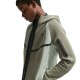 Nike Tech Felpa Con Cerniera Fleece Bicolor Verde Uomo