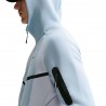 Nike Tech Felpa Con Cerniera Fleece Bicolor Azzurro Uomo