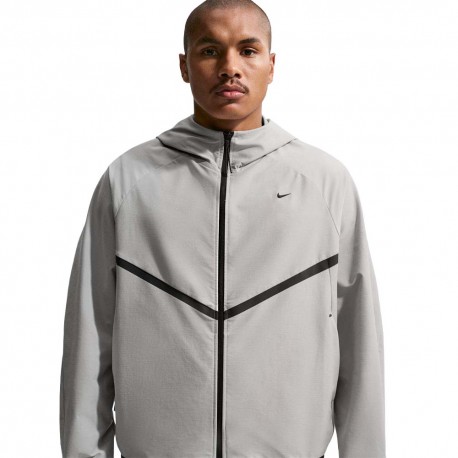Nike Tech Felpa Con Cerniera Woven Dri Fit Beige Uomo