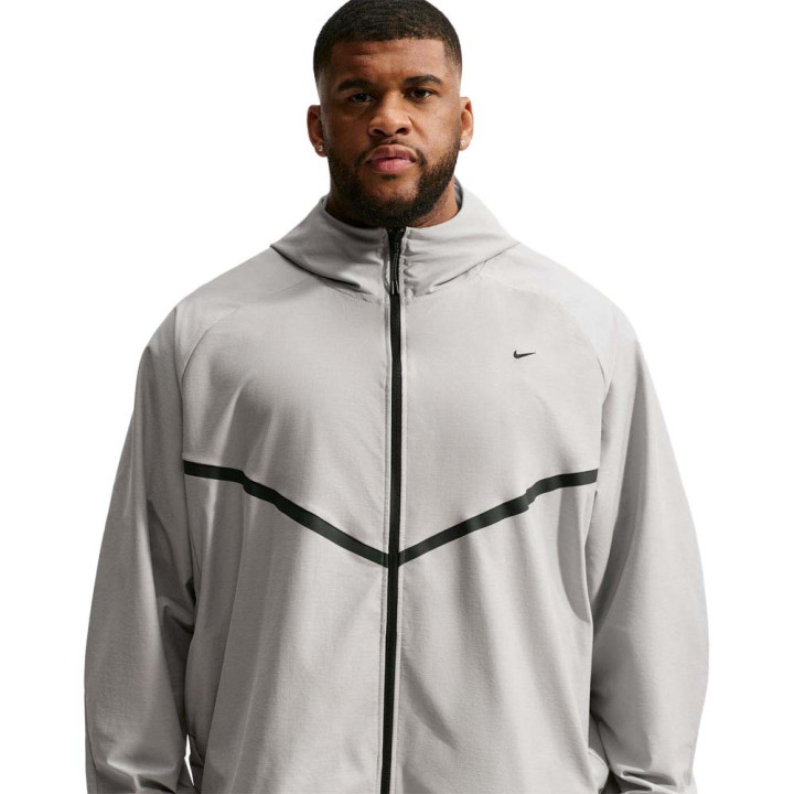 Nike Tech Felpa Con Cerniera Woven Dri Fit Beige Uomo