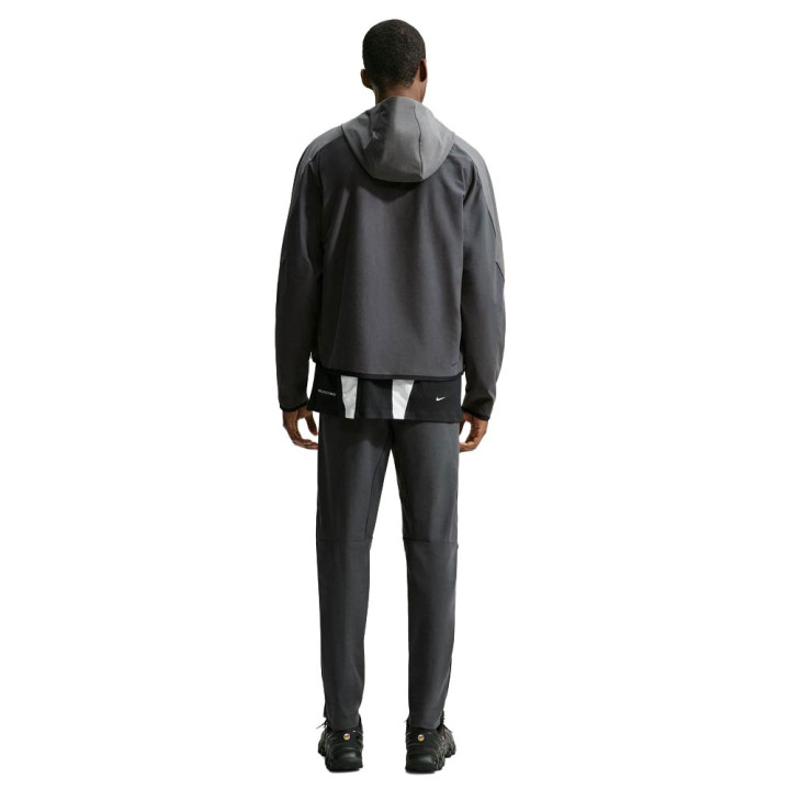 Nike Tech Felpa Con Cerniera Woven Dri Fit Grigio Uomo