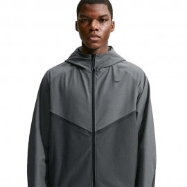 Nike Tech Felpa Con Cerniera Woven Dri Fit Grigio Uomo