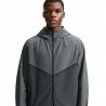 Nike Tech Felpa Con Cerniera Woven Dri Fit Grigio Uomo