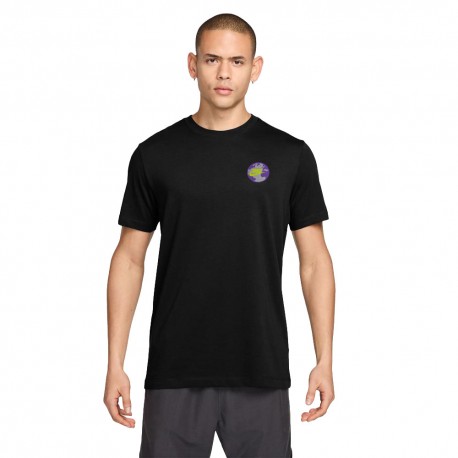 Nike Sportswear T-Shirt Logo Back Nero Uomo