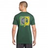 Nike Sportswear T-Shirt Logo Back Verde Uomo