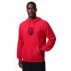 Nike Jordan Sport Crossover Felpa Con Cappuccio Rosso Uomo