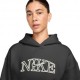 Nike Studio Fleece Felpa Con Cappuccio Nero Donna