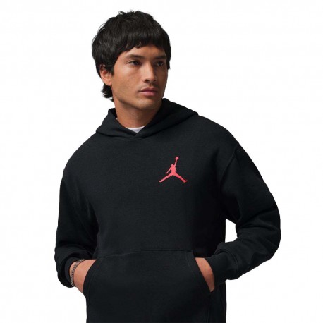 Nike Jordan Felpa Con Cappuccio Nero Uomo