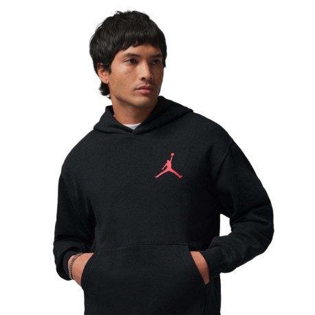 Nike Jordan Felpa Con Cappuccio Nero Uomo