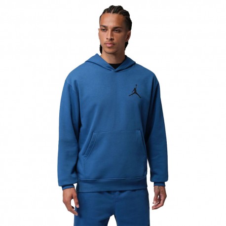 Nike Jordan Felpa Con Cappuccio Azzurro Uomo