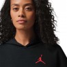 Nike Jordan Felpa Con Cappuccio Nero Donna