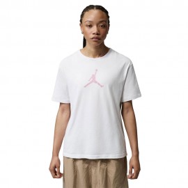 Nike Jordan T-Shirt Logo Bianco Donna