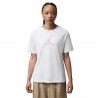 Nike Jordan T-Shirt Logo Bianco Donna