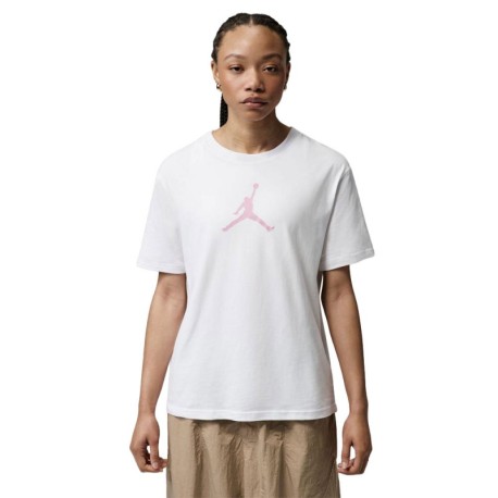 Nike Jordan T-Shirt Logo Bianco Donna