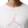 Nike Jordan T-Shirt Logo Bianco Donna