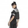 ADIDAS Originals Cropped T-Shirt Logo Nero Donna