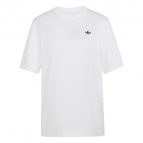 ADIDAS Originals T-Shirt Logo Bianco Donna