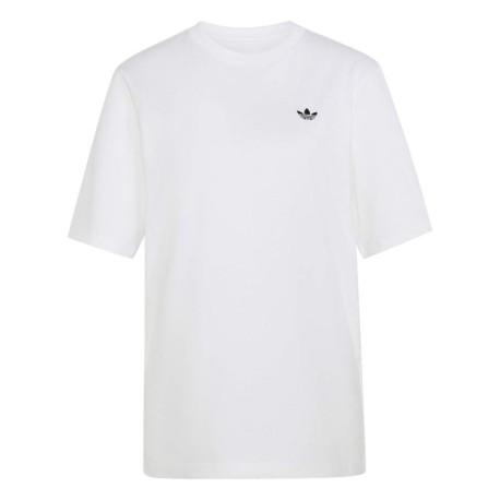 ADIDAS Originals T-Shirt Logo Bianco Donna