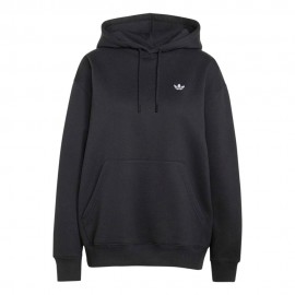 ADIDAS Originals Felpa Con Cappuccio Logo Nero Donna