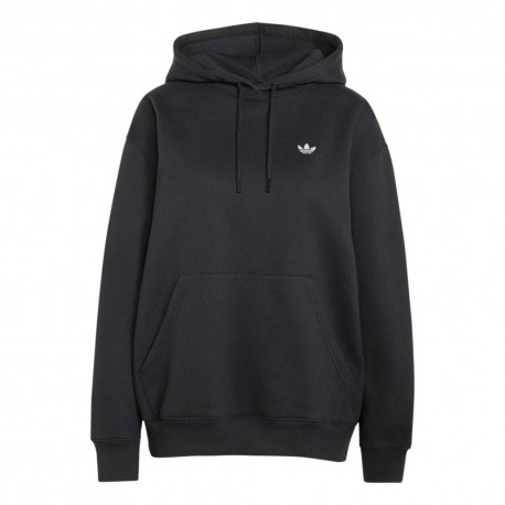 ADIDAS Originals Felpa Con Cappuccio Logo Nero Donna