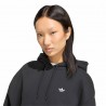 ADIDAS Originals Felpa Con Cappuccio Logo Nero Donna