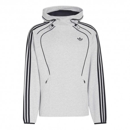 ADIDAS Originals Teamgeist Felpa Con Cappuccio Spacer Grigio Uomo