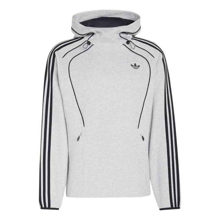ADIDAS Originals Teamgeist Felpa Con Cappuccio Spacer Grigio Uomo