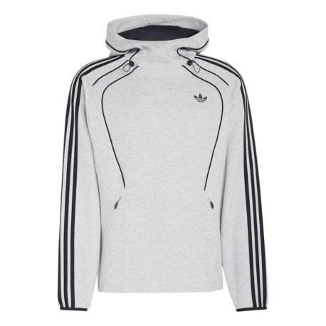 ADIDAS Originals Teamgeist Felpa Con Cappuccio Spacer Grigio Uomo