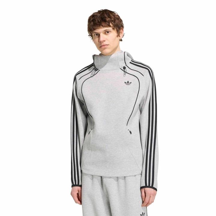 ADIDAS Originals Teamgeist Felpa Con Cappuccio Spacer Grigio Uomo