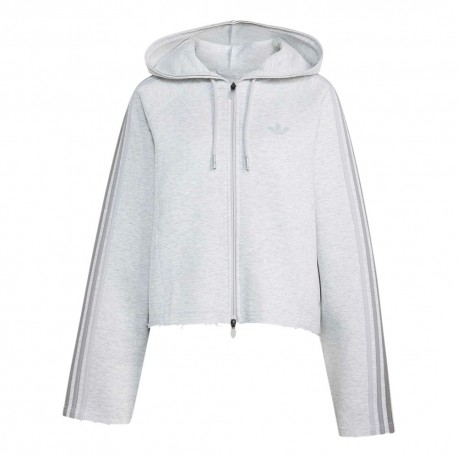 ADIDAS Originals Sst Felpa Con Cerniera Modern Street Grigio Donna