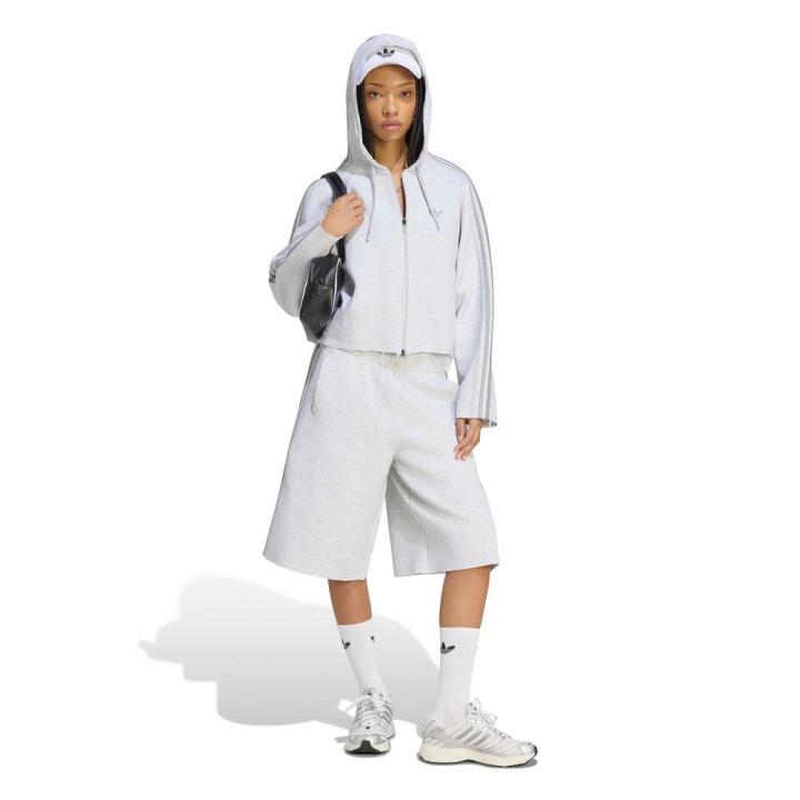 ADIDAS Originals Sst Felpa Con Cerniera Modern Street Grigio Donna