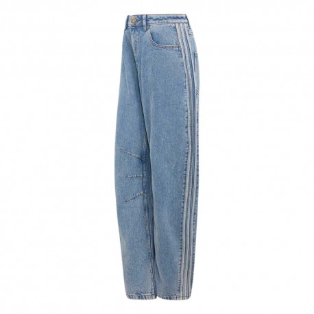 ADIDAS Originals Jeans Barrel Azzurro Donna