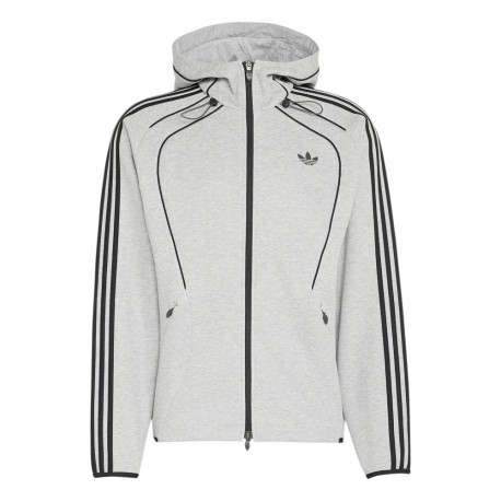 ADIDAS Originals Teamgeist Felpa Con Cerniera Spacer Grigio Uomo