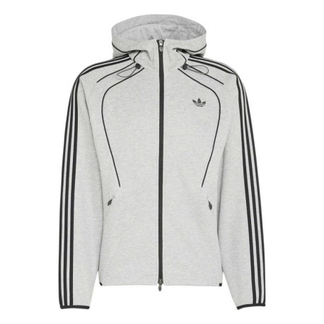 ADIDAS Originals Teamgeist Felpa Con Cerniera Spacer Grigio Uomo