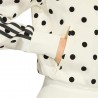 ADIDAS Originals Firebird Felpa Classic Satin Polkadots Bianco Donna