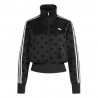 ADIDAS Originals Firebird Felpa Classic Satin Polkadots Nero Donna
