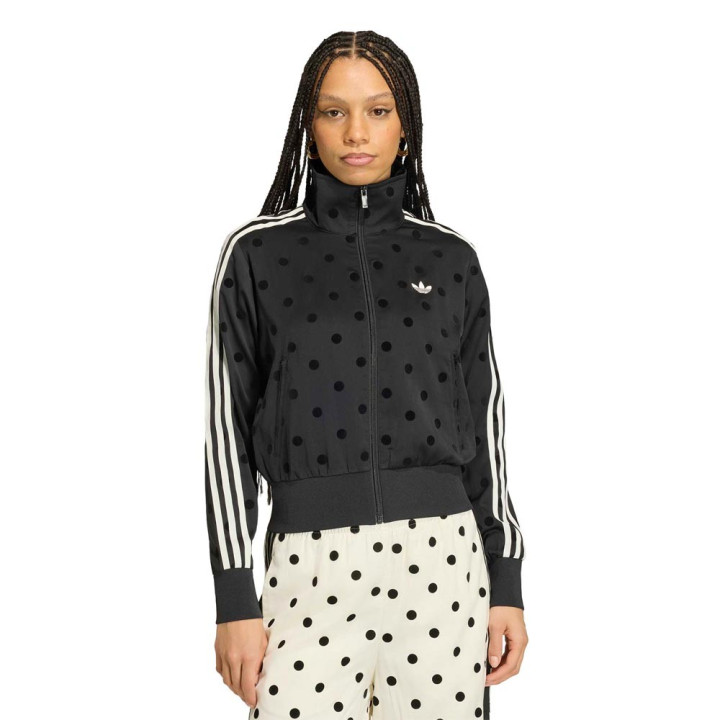 ADIDAS Originals Firebird Felpa Classic Satin Polkadots Nero Donna