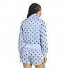 ADIDAS Originals Firebird Felpa Classic Satin Polkadots Azzurro Donna
