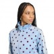 ADIDAS Originals Firebird Felpa Classic Satin Polkadots Azzurro Donna