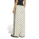 ADIDAS Originals Firebird Wide Leg Pants Satin Polkadots Bianco Donna