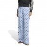 ADIDAS Originals Firebird Wide Leg Pants Satin Polkadots Azzurro Donna