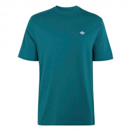 ADIDAS Originals T-Shirt Logo Piccolo Verde Uomo