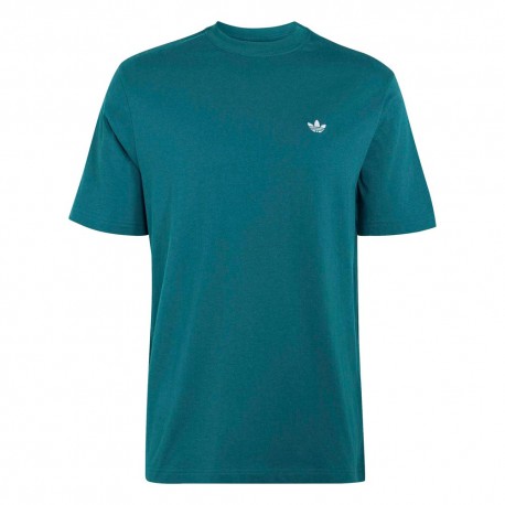 ADIDAS Originals T-Shirt Logo Piccolo Verde Uomo