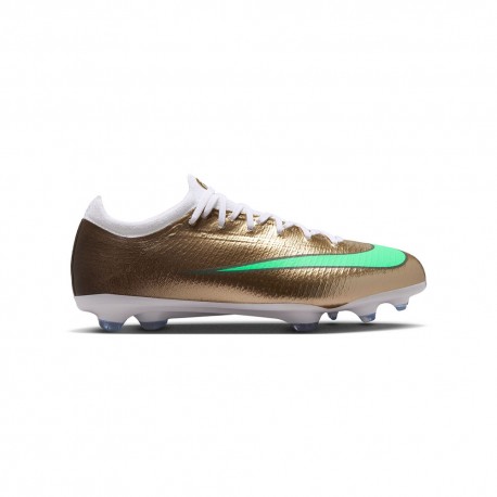 Nike Vapor 17 Pro Fg Km Oro - Scarpe Da Calcio Bambino