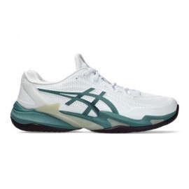 Asics Court Ff 3 Hc Bianco Foggy Teal - Scarpe Tennis Uomo