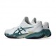 Asics Court Ff 3 Clay Bianco Foggy Teal - Scarpe Tennis Uomo