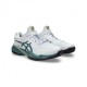 Asics Court Ff 3 Clay Bianco Foggy Teal - Scarpe Tennis Uomo