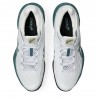Asics Court Ff 3 Clay Bianco Foggy Teal - Scarpe Tennis Uomo