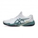 Asics Court Ff 3 Clay Bianco Foggy Teal - Scarpe Tennis Uomo
